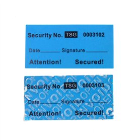 TamperSeals Group - 100 pièces Non Transfert Inviolable par Sécurité Void Stickers