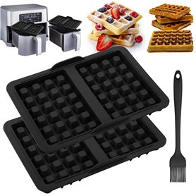 Bmliingchau Moule à gaufres belges en silicone compatible avec Ninja AF300EU