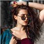 3 Pièces Chaine Lunettes Femme pour Femmes/Hommes, Kikuo Cordon Lunettes Femme, Eyeglass Chain en Métal Antidérapante, Chaîne Lu