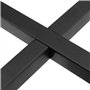 PINGEUI le support de fleurs en métal de 38 cm de haut peut être réglable en largeur, il peut être librement ajusté entre 24 et 