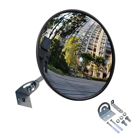 Miroir de sécurité de 45 cm avec support mural