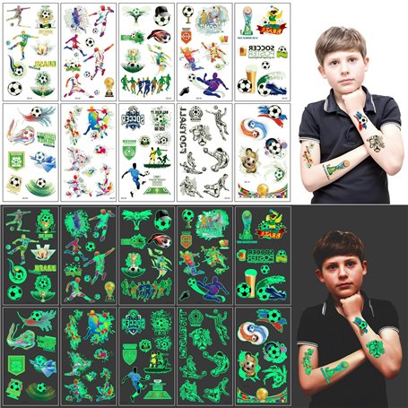 iLamvie Football Tatouage Enfant Garcon