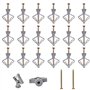 jatimdotina 20 Pieces Cheville Brique Creuse