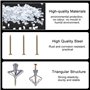 Fixations Pour Plaques De Plâtre Avec 20 Pieces Vis