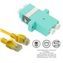 5 pièces LC femelle connecteur femelle en fibre LC LC-LC Connecteur pour converti