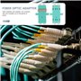 UKCOCO Adaptateur pour câble en fibre optique, 5 pièces LC femelle connecteur femelle en fibre LC LC-LC Connecteur pour converti