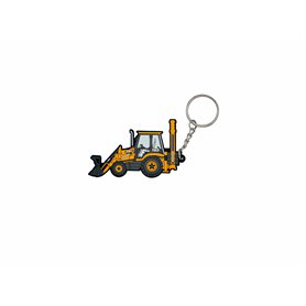 CityBrix Porte-clés sous licence officielle JCB avec porte-clés en métal – Cadeau emblématique de véhicule de construction à att