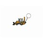 CityBrix Porte-clés sous licence officielle JCB avec porte-clés en métal – Cadeau emblématique de véhicule de construction à att