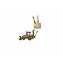 CityBrix Porte-clés sous licence officielle JCB avec porte-clés en métal – Cadeau emblématique de véhicule de construction à att