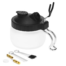 QWORK® Nettoyage à aérographe kit