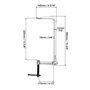 300 mm heavy duty F clamp