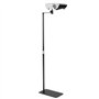 QWORK® Support de projecteur en forme de L peu encombrant avec filetage universel 1/4 - Pivotant à 360° - Hauteur réglable de 65