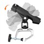 QWORK® Pack de 2 Porte-Cannes à pêche pour Bateaux, Bateaux de pêche, Kayaks - Porte-Cannes réglables à 360 degrés - Facile à Mo
