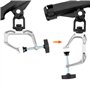 QWORK® Pack de 2 Porte-Cannes à pêche pour Bateaux, Bateaux de pêche, Kayaks - Porte-Cannes réglables à 360 degrés - Facile à Mo
