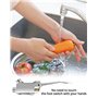 QWORK® Valve à Pédale au Sol, Valve D'eau à Pédale, pour Cuisine et Salle de Bain