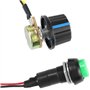 QWORK® DC 6-60V 30A, Contrôleur de vitesse de moteur PWM DC avec affichage LED et interrupteur réglable