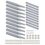 QWORK® 10PCS Poussoir Porte Placard, Loquets Magnétique pour Meuble de Cuisine, Placards, Tiroirs