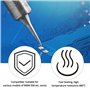 QWORK® 12 Pièces pannes à souder 900M, pannes de remplacement souder, pour stations de soudage professionnelles et DIY