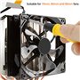 pour le montage de ventilateurs de bo