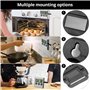 QWORK® Thermomètre Cuisine Numérique - Sonde, Fonction minuterie, Écran LCD - pour Cuisson au Four et Barbecue