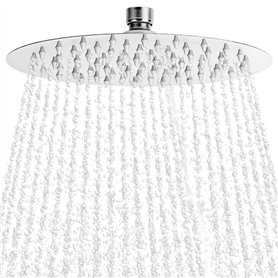 QWORK® Tete de douche Ø 20 cm