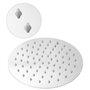 QWORK® Tete de douche Ø 20 cm, pomme de douche réglable 360°, pommeau de douche