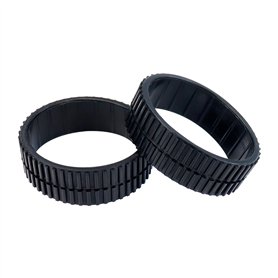 2PCS Roues En Caoutchouc Pneus Remplacement Pour iRobot Braava 380T