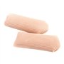 Footful 1 Paire Capuchons de Gros Orteil Protection Découpable en Tissu Doublé de Gel - Taille L