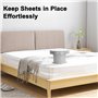 KQLHLHDYZ Durable Lot de 4 attaches d'angle pour draps de lit avec système de verrouillage – Ancrages robustes pour matelas à po