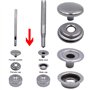 Bouton-Pression en Acier Inoxydable de 15 MM Avec 3 Outils de Pos