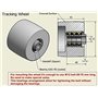 (AL5-19) CNC usiné Roue de Courroie Meuleuse pour Couteaux Meuleuses 130 mm Entraînement 19 mm Tige 75 mm Rail 50 mm…