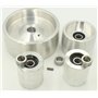 (AL5-19) CNC usiné Roue de Courroie Meuleuse pour Couteaux Meuleuses 130 mm Entraînement 19 mm Tige 75 mm Rail 50 mm…