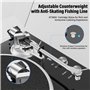 cartouche magnétique et contrepoids réglable