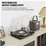 Tourne-disque vinyle avec connectivité Bluetooth, sortie numérique USB, cartouche magnétique et contrepoids réglable, AT-3600L, 