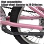 TYXJJ-BF Béquille de vélo, Réglable Béquille Vélo de 24 à 29'', avec Caoutchouc Antidérapant Charge maximale 35 kg, Universel Co