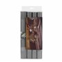 ISIYINER Chemin de Table et Sets de Table Antidérapants Lavables en PVC Résistant à la Chaleur Table Mat Lot de 4 avec Table Run