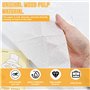 UHETLET 100pcs Housse de Siège de Toilette en Papier Soluble dans l'eau Protege Cuvette WC Protection Toilette Public Housse Siè
