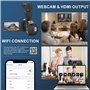 caméscope numérique à écran tactile WiFi pour YouTube avec ca