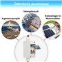 Disjoncteur PV DC DC 2 broches 32 A 2P 500 V avec câble, Interrupteur Sectionneur, Boîtier étanche IP65 pour installation solair