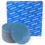 40 Pièces Disques Abrasifs 125mm Grain 80 Papier à Poncer en Filet Céramique