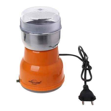 Guangtian Moulin à café électrique en acier inoxydable 220 V Orange