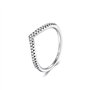 XFSRG Bague Femme Élégante avec Zirconium Bague Bijoux Bague Réglable pour Toutes Occasions Bague Argent pour Femme Elle