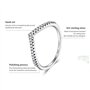 XFSRG Bague Femme Élégante avec Zirconium Bague Bijoux Bague Réglable pour Toutes Occasions Bague Argent pour Femme Elle