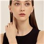 XFSRG Boucles d'Oreilles Femme Plaqué Or Rouge Fleur Fantaisie Créoles Pendantes Bijoux Pour Toutes Occasions