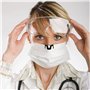 XFSRG Accessoires anti-buée pour lunettes,3 Pièces Pince-Nez Anti-buée, Dispositif anti-buée doux et confortable,Pont de Nez Ant