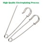 Grande Epingles a Nourrice,15 pcs Argenté Épingles de Sûreté Epingle Couture Epingle Hijab Grosse Pince à Linge,pour Kilt Couver