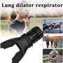 Atemtrainer, Appareil d'entraînement respiratoire avec réglages Variables, Amovible pour Un Nettoyage Facile - Noir