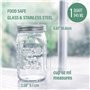 Yaourtière en acier inoxydable avec pot en verre de 1 litre et livre de recettes complet pour faire plus de 12 yaourts faits mai