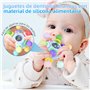 VORENUS Jouet Dentition de Bebe Naissance, Hochet Sensorielle Jeux Eveil Bebe 0-3 Mois, Hochet Montessori Cadeau Naissance Fille