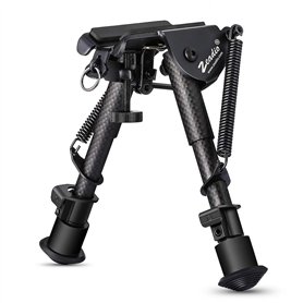 Zeadio Bipied Tactique Extensible en Fibre de Carbone avec Support pour élingue